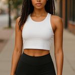 Lululemon  White Double Strap Sports Bra White  4 Photo 0