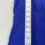 Theory  Mistina Dress Sleeveless Drawstring Waist Bright‎ Violet Size 4 READ Photo 3