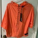 Unravel Project lace up shirt orange L Size L Photo 4
