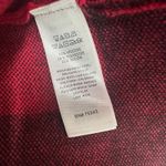 Tommy Bahama  Size‎ Small Pullover Sweater Mock Neck Red Black Buffalo Check Top Photo 3
