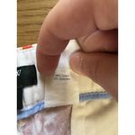 J. Crew Pants Women's City Fit Stretch Boho Orange White Paisley Cropped Size 10 Photo 8