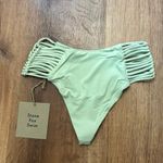 Stone Fox Swim NWT  Simone Bikini Bottom In Aloe Light Green Size XS Photo 6