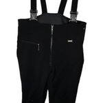 Vintage Slalom Black Ski Bib‎ Size 14 Photo 0