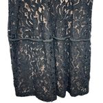 Mossimo Dress Womens XS Black Lace Party Evening Cocktail Wedding Guest Event Size M Photo 4
