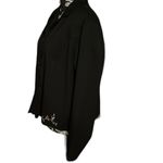 Vintage CLIO Button Up Blazer Suit Jacket Black Size L Photo 5