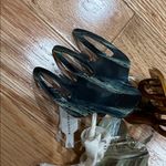 Anthropologie  three neutral mosaic hair clips claws all hair types brand new Photo 3