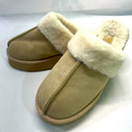 Altar’G State‎ by Matisse Cozy Tan Shearling Slippers 10M Preowned Size 10 Photo 0