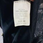 Vintage Black Silver Semi Sheer Nightgown Lingerie Size undefined Photo 6