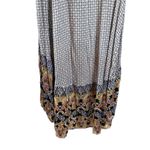 Vintage Inspired Bohemian Dress High Low Hem Hippie Festival Cottagecore Chic Black Photo 3