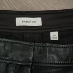 Babaton Aritzia Command High Rise Faux Leather Crop Black Pants Size 10 Photo 9
