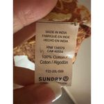 Sundry Women's Brown Floral Flutter Sleeve Blouse Top Size 2 Casual Photo 3