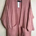 Topshop Long Cardigan rose color size Extra small NWT Photo 0