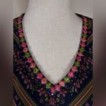 Anora Boho Peasant Maxi Dress L Floral Tiered Cottagecore India Multiple Size L Photo 1