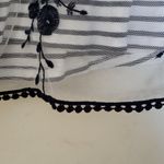 Maurice's Striped tank top with embroidered mesh overlay Photo 6