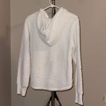Xhilaration White Fuzzy Hoodie Sweater Photo 1