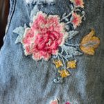 American Eagle Y2K flower girl cotton denim flower skirt Photo 2