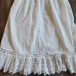 Place Nationale Le Gayan Dress White Eyelet Size 2 US Medium NWT Sleeveless Midi Photo 4