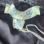 She & Sky Navy Print Wide Leg Jumpsuit NWT Size Large Preppy Navy Jumpsuit Photo 5