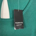 Torrid  Emerald Green Short Sleeve Sweater Skater Dress Sz.4 NWT Photo 8