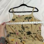Old Navy Tan Safari Jungle Linen Blend Sundress Sz XL Photo 3