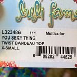 Luli Fama  You Sexy Thing Twist Bandeau Bikini Top nwt‎ Photo 7