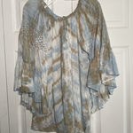 Surf Gypsy  Womens Small Boho Top Lace Oversized Photo 0