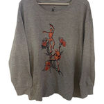 Plus Size 1X Halloween Graphic Tee | Gray Dancing Skeletons Photo 0