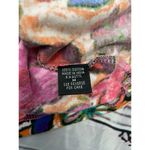 Mirror Image Tee Shirt Women M Colorful Floral Sequin Short Sleeve V Neck Cotton Size M Photo 7