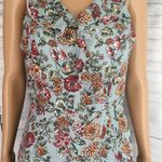 Turquoise Floral Dress, Size 3/4 Blue Photo 4