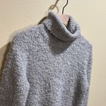 Wilfred  Free Size XS Oversized Aritzia Heather Gray Knit Sweater Photo 4