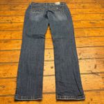 Candies Womens Blue Distressed Embellished Denim Jeans Size 7 Photo 4