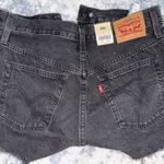 Levi's Levi Black Denim Shorts Photo 2