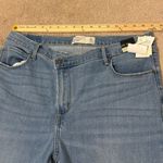 Abercrombie & Fitch NWT  Ankle Jean High Rise Size 16 R / 33 Criss Cross Waist Photo 6