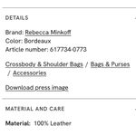 Rebecca Minkoff Jean Crossbody Bag Photo 7