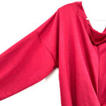 SheIn  Curve size 2XL red long sleeve‎ top knotted waist red Photo 2