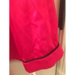 2 Pc George Women's Pink Satin Pajama Set Outfit Shirt & Pants Size M 8 Photo 8