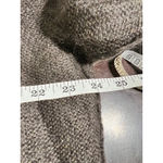 Burberry  Brit Brown Gold Mohair Silk Blend V Neck Long Sleeve Knit Sweater $495 Photo 10