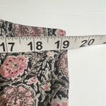 Collective Concepts Paisley Rose Floral Print Dress L Sleeveless Ruffle Neck Photo 4