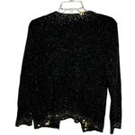Vintage Christina Rotelli 2‎ Piece Metallic Black Sweater Set Photo 4