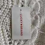 Lucky Brand  Women's Size XL Open Knit Fisherman Cable Pullover Ivory Sweater $99 Photo 7