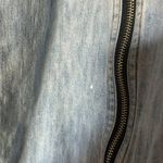 Y2K Nada Nuff Contempo Patch Zip Up Long Sleeve Jean Shirt Jacket Medium Blue Photo 14