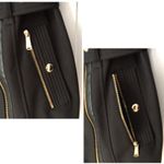 Michael Kors Michael M. Black Belted Trench Coat Photo 7