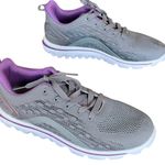 Propet TravelActiv Axial Sneakers Womens 10 4E Gray Purple Mesh Cushion Comfort Photo 3