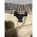 Three Pink Hearts Skort Women's Medium Plaid Pleated Mini Skirt With Shorts Photo 4