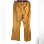 Soft Surroundings  S Western Faux Suede Tan Boot Cut Pants - Petite Photo 1