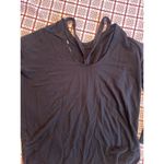 Athleta Womens Sweater XS Black Criss Cross Back Long Sleeve Pull Over Top Photo 2
