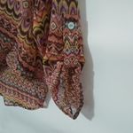 About A Girl  XS Mauve Orange Draped Top Photo 2