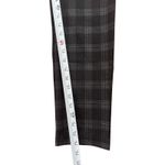 Calvin Klein  Glen Check Plaid Charcoal Stretch Pants 10 Dark Academia Old Money Photo 8