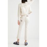 Desigual NWOT Women's Floral Jogger Lita Jeans in Ecru Size XS Photo 1