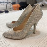 Betsey Johnson  8 Shine rhinestone holographic jeweled heels 2506 Photo 10